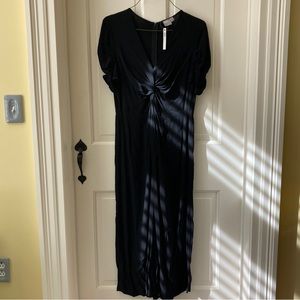 NWT ASOS Wide-Leg V-neck Jumpsuit - 10 - Black